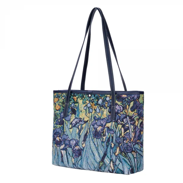 Van Gogh Iris Foldable Gusset Bag – Signare USA