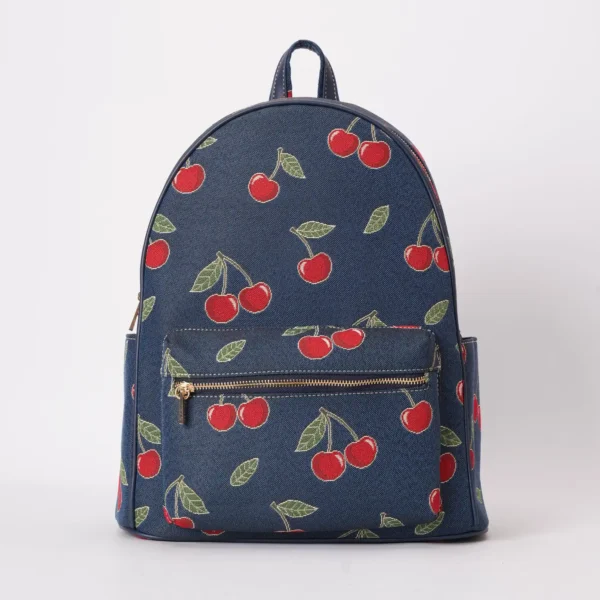 Τσάντα Πλάτης Big Rucksack - Cherry Blue - BIGPK-CHERRY-BLUE