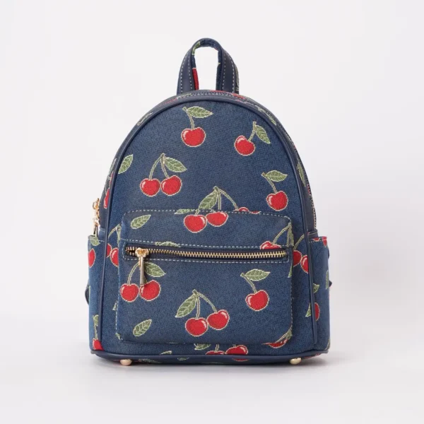 Τσάντα Πλάτης Backpack - Cherry Blue - DAPK-CHERRY-BLUE